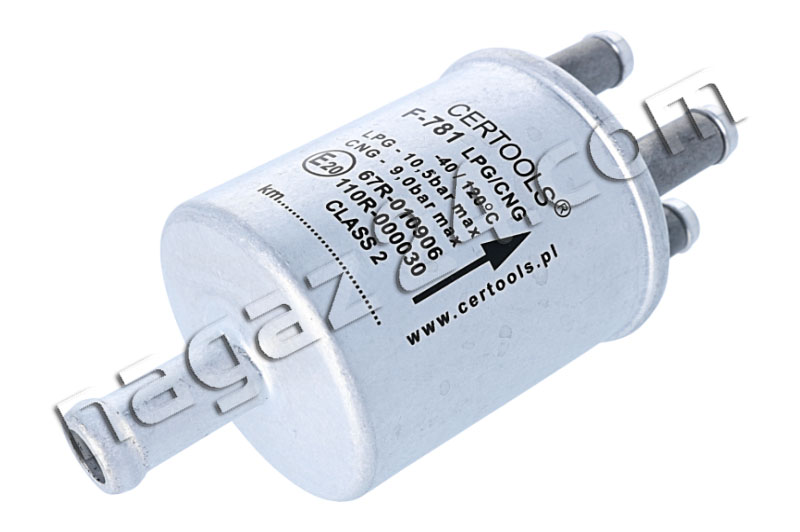 CERTOOLS - Gas phase filter 11/4x8 mm (paper, disposable) - CERTOOLS - F-781
