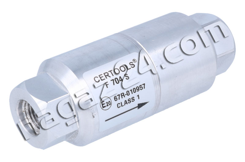 CERTOOLS - Liquid phase filter (ceramic, in 1/4 inch / out 1/4 inch) - CERTOOLS - F-704S-AL