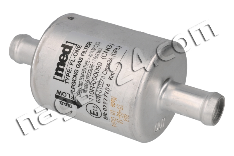 LPG Autogas Gasfilter FL01-14/14mm Universalfilter lange Version 