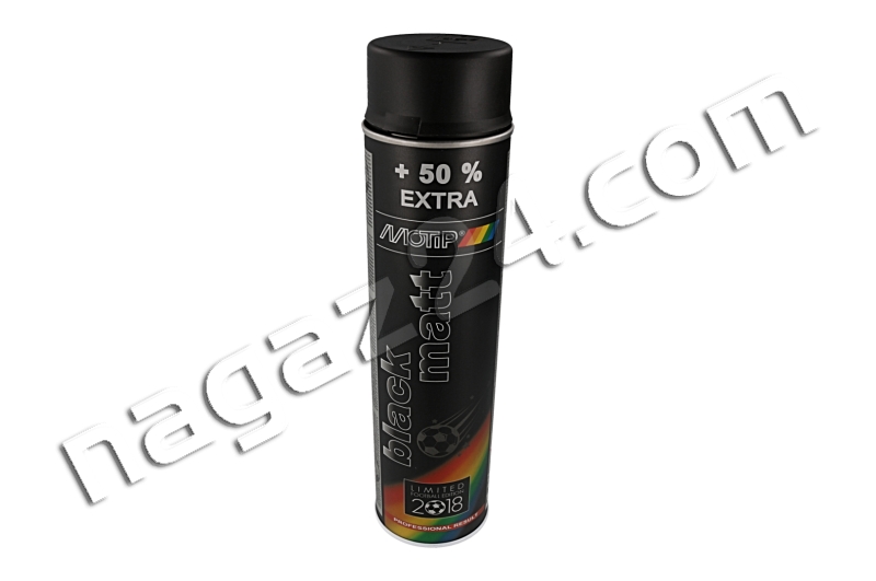 Black matt car paint 600ml WARSZTAT (cena) | LPG / CNG Su...