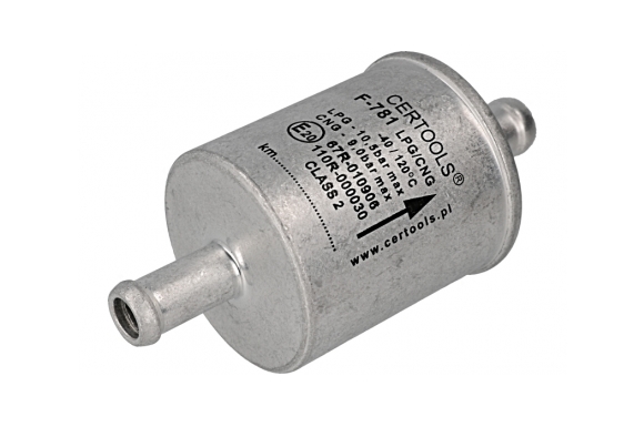CERTOOLS - Gas phase filter 11/11 mm (bulpren, disposable) - CERTOOLS - F-781