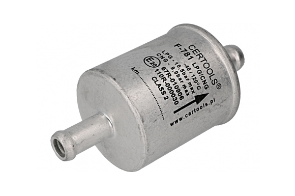 CERTOOLS - Gas phase filter 11/11 mm (polyester, disposable) - CERTOOLS - F-781