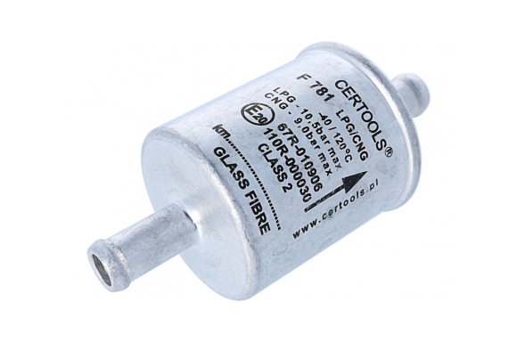 CERTOOLS - Gas phase filter 11/11 mm (fiber glass, disposable) - CERTOOLS - F-781