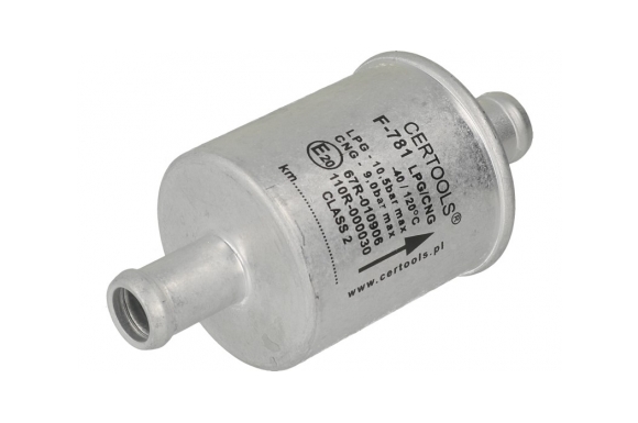 CERTOOLS - Gas phase filter 14/14 mm (polyester with mesh, disposable) - CERTOOLS - F-781