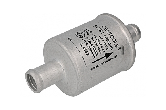 CERTOOLS - Gas phase filter 16/14 mm (polyester, disposable) - CERTOOLS - F-781