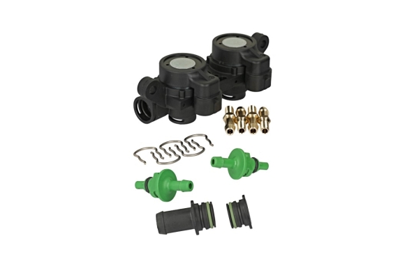 AEB - Injection rail AEB 2cyl, assembly, nozzles 2.0 green
