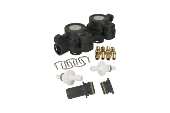 AEB - AEB 2-cylinder injection rail, 2,4 white nozzles