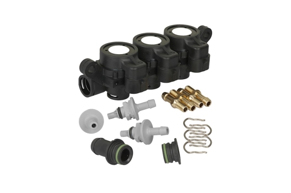AEB - AEB 3-cylinder injection rail, nozzles 2.6 gray