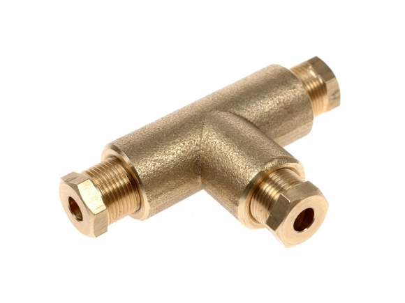 GOMET - 6 mm copper pipe t-adapter