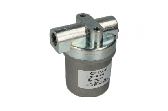 CERTOOLS - Liquid phase valve M12 / fi 8mm (cartridge CF-115-2, fiber glass) - CERTOOLS - F-701-SL