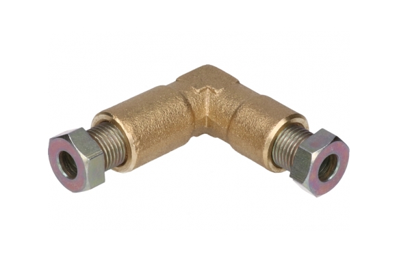 GOMET - Connector for cu d6/d6 angled 90 degrees
