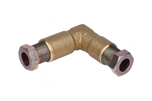 GOMET - Connector for cu d8/d8 angled 90 degrees