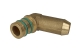 BRC reducer water elbow with O-rings, brass  - zdjęcie 1