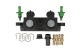 Injection rail AEB 2cyl, assembly, nozzles 2.0 green - zdjęcie 5