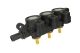 AEB 3-cylinder injection rail, assembly, nozzles 1.8 yellow - zdjęcie 2