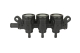 AEB 3-cylinder injection rail, nozzles 2,2 black - zdjęcie 4