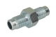 Nypel M10x1/M10x1 FI 6/6 krótki 36mm srebrny - zdjęcie 1