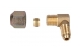 6/8 mm m10x1/g1/4" copper LPG line reduction connector angled - zdjęcie 6