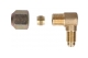 6/8 mm m10x1/g1/4" copper LPG line reduction connector angled - zdjęcie 7