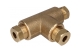 6 mm brass t-adapter for copper LPG line - zdjęcie 1