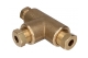 6 mm brass t-adapter for copper LPG line - zdjęcie 3