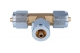 6x6x6 t-shaped pcv pipe t-adapter (brass) - zdjęcie 2