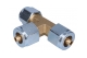 6x6x6 t-shaped pcv pipe t-adapter (brass) - zdjęcie 3